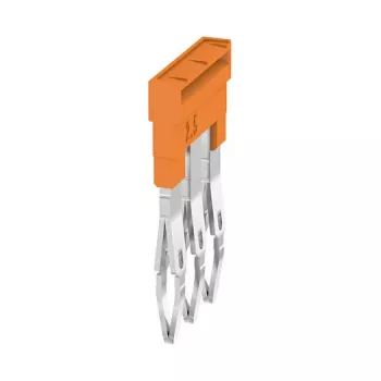 Weidmüller ZQV 2.5N 3 Connettore trasversale, serie A, 2,5 mm², 3 poli, arancione