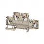 Weidmüller Morsetto passante A2T 2.5, 2,5 mm², beige, PUSH IN