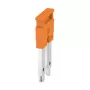 Weidmüller ZQV 10N/2 Connettore trasversale, 2 poli, arancione, 1000V, 57A