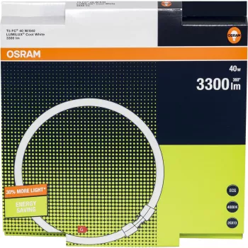 OSRAM LUMILUX T5 FC lampada fluorescente circolare 40W 840 bianco freddo 2GX13