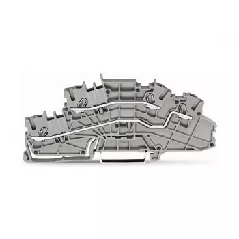WAGO 2003-6642 morsetto passante, TOPJOB® S, 2 conduttori, 4 mm², grigio, 800 V, 24 A
