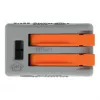 WAGO 222-412 morsetto di giunzione a 2 conduttori, grigio/trasparente, 32A, 400V