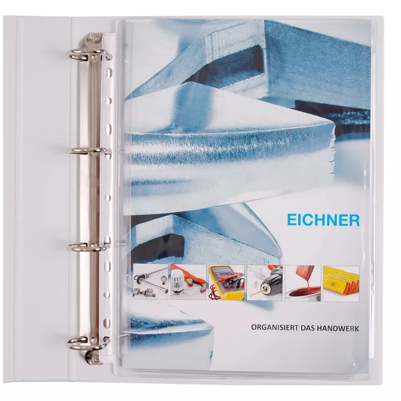 Eichner 10 buste portadocumenti trasparenti A4