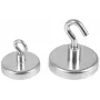 Eichner ganci magnetici argento, metallo Ø 3,6 x 1,7 cm, 5 pezzi