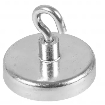 Eichner ganci magnetici argento, metallo Ø 3,6 x 1,7 cm, 5 pezzi