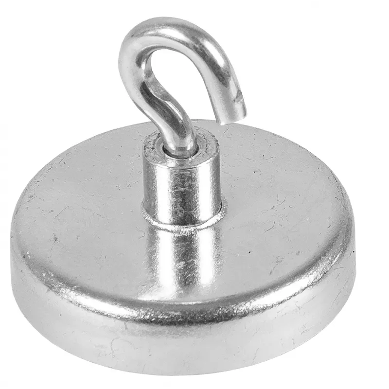 Eichner ganci magnetici argento, metallo Ø 3,6 x 1,7 cm, 5 pezzi