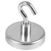 Eichner ganci magnetici argento, metallo Ø 3,6 x 1,7 cm, 5 pezzi