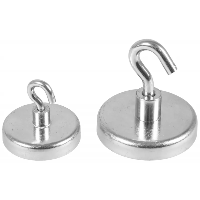 Eichner ganci magnetici argento, metallo Ø 3,6 x 1,7 cm, 5 pezzi