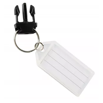 Eichner portachiavi con clip nero