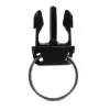 Eichner portachiavi con clip nero