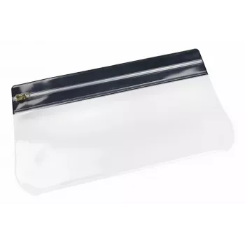 Eichner busta con chiusura a scorrimento trasparente/nero 10 pezzi