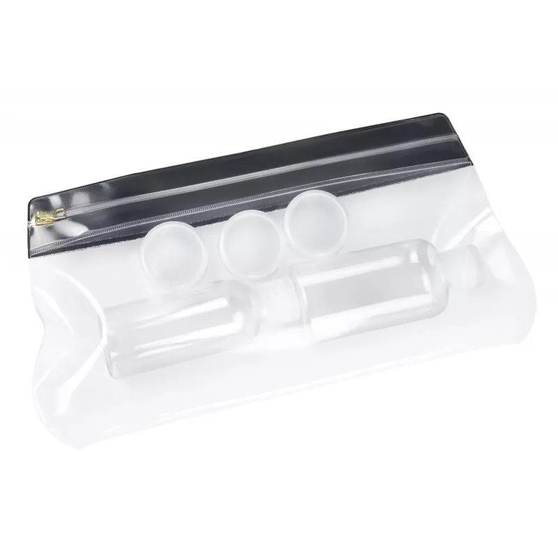 Eichner busta con chiusura a scorrimento trasparente/nero 10 pezzi