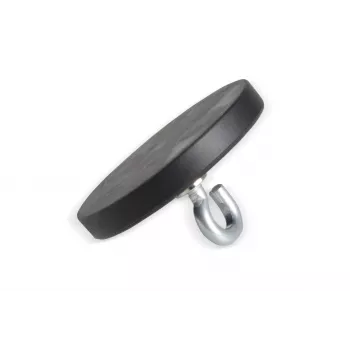 Eichner ganci magnetici neri, metallo Ø 4,3 x 6,0 cm, 5 pezzi