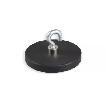 Eichner ganci magnetici neri, metallo Ø 4,3 x 6,0 cm, 5 pezzi