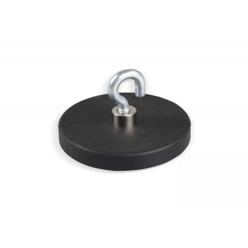 Eichner ganci magnetici neri, metallo Ø 4,3 x 6,0 cm, 5 pezzi