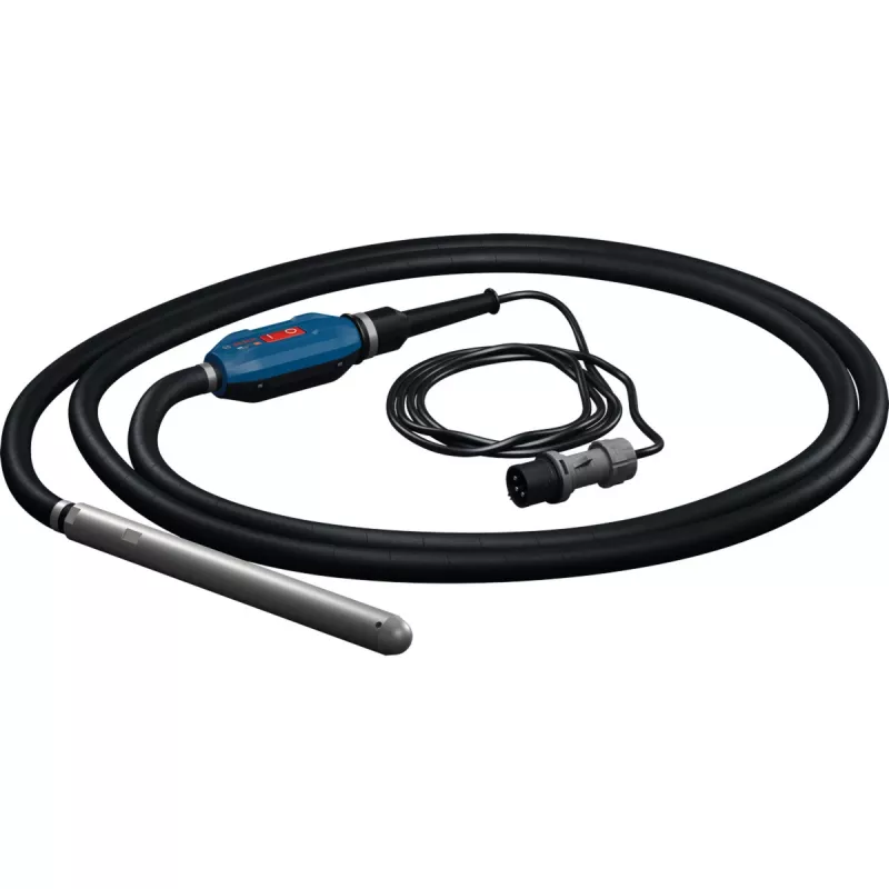 BOSCH POWERTOOLS PRO GDI38-500 vibratore per calcestruzzo (nero/blu, testa vibrante 38 mm)