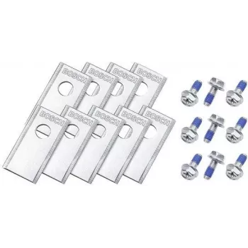 Bosch VISIMOW18V set lame di ricambio (3 lame) - accessorio originale per rasaerba a batteria