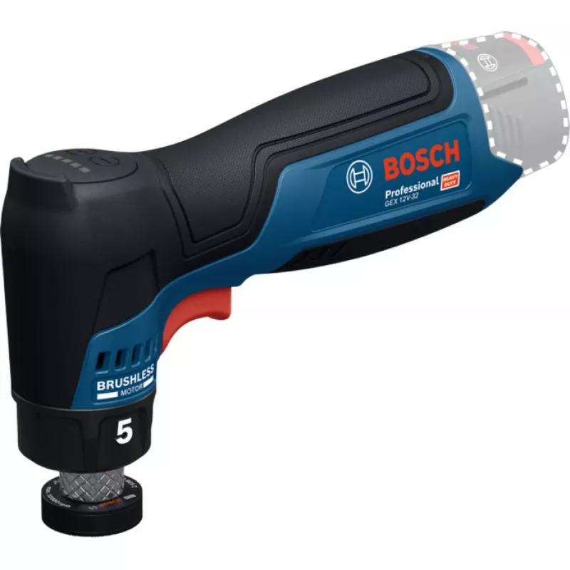 BOSCH PowerTools levigatrice orbitale a batteria GEX 12V-32 mm (confezione singola)