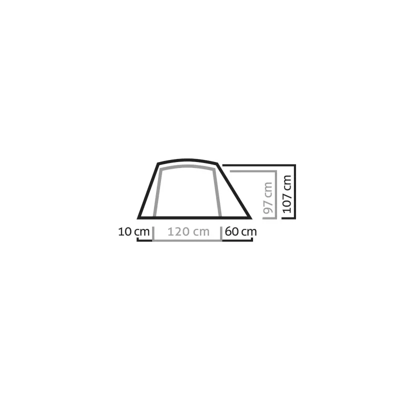 SALEWA Tenda Micra II 2 persone 3 stagioni a cupola