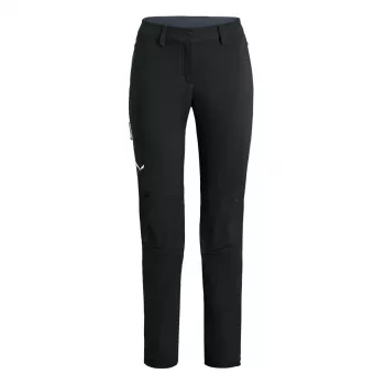 Salewa donna pantaloni softshell Puez Orval 2 DST Pant - Black Out, taglia L