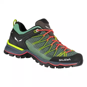 SALEWA Scarpe da trekking MTN Trainer Lite GTX donna - Field Green/Fluo Coral - UK 4 (EU 36.5)