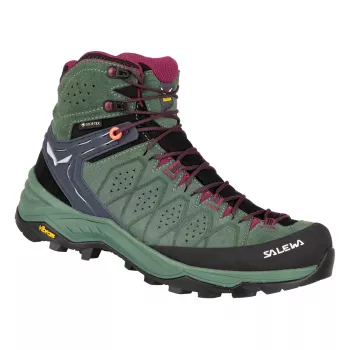 SALEWA Alp Trainer 2 Mid GTX scarpe da trekking donna - Duck Green/Rhododendron - UK 6 (EU 39)