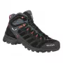 SALEWA Alp Mate Mid WP Scarpe da Escursionismo Nero Out/Fluo Arancione UK 7.5 (EU 41)