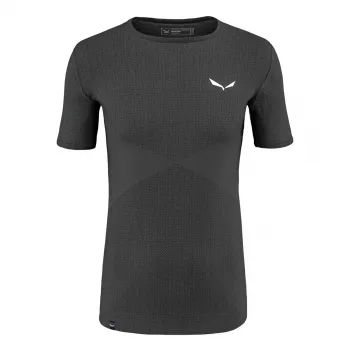 Salewa Zebru Medium Warm Merino maglietta uomo Onyx M