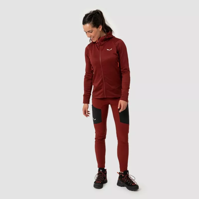 Salewa Puez DST Warm Cargo Tights donna Syrah/Black Out taglia S