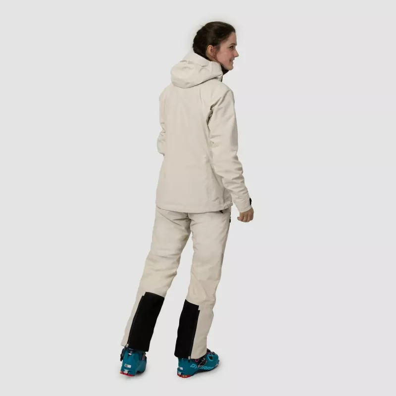 Giacca ibrida donna Salewa Sella PTX 3L Oatmeal
