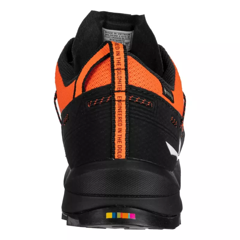 Salewa Wildfire 2 GTX Scarpe da avvicinamento - Fluo Orange/Nero, Taglia EU 46,5