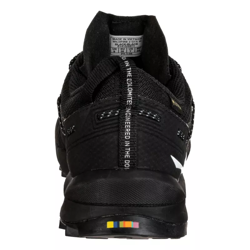 Salewa Wildfire 2 GTX Scarpe da avvicinamento per donna - Nero/Nero (EU 36,5)