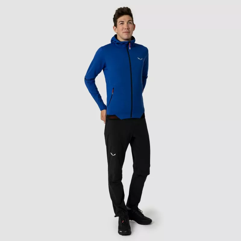 Salewa Pedroc PL Hooded Jacket giacca con cappuccio uomo Electric taglia S