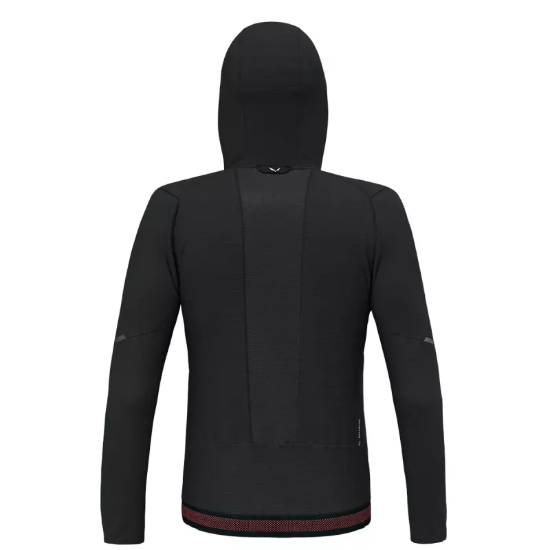 Salewa Pedroc PL Hooded Jacket - Black Out - taglia S