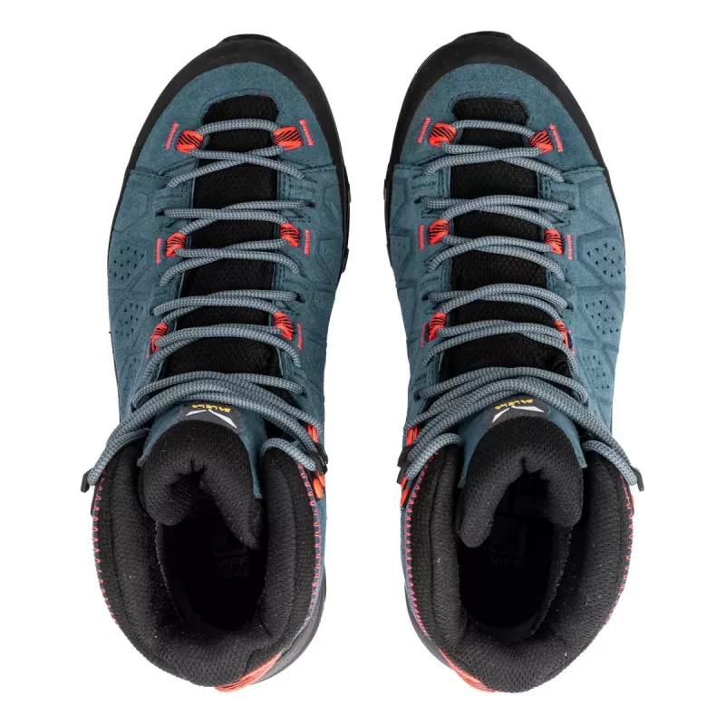 SALEWA Alp Trainer 2 Mid GTX scarponi da trekking donna - Java Blue/Fluo Coral - UK 4 (EU 36,5)