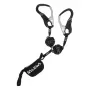 SALEWA Ergo Lanyard zip-black cordino retrattile