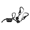 SALEWA Ergo Lanyard zip-black cordino retrattile