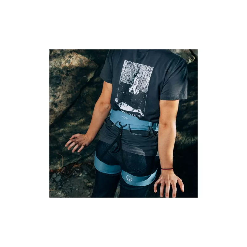 Wild Country Flow 2.0 imbracatura da arrampicata da donna, Deepwater/Petrol, M