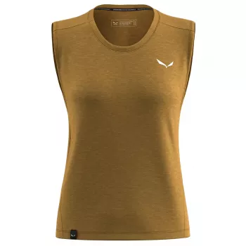 Salewa Eagle Minilogo Am Tank Top - Golden Brown - Taglia M