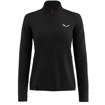 Salewa Giacca Puez Waffle Hybrid PL - Black Out - donna