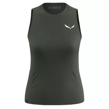 Salewa Puez Dry Tanktop donna - M, Dark Olive