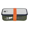 Salewa Puez portapranzo Dark Olive 800 ml contenitore in acciaio inox