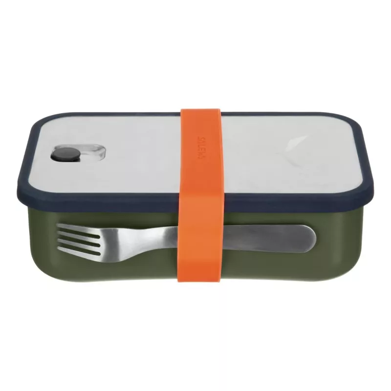 Salewa Puez portapranzo Dark Olive 800 ml contenitore in acciaio inox