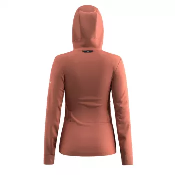 Salewa Agner Polarlite Hooded Jacket - Etruscan Red, taglia M
