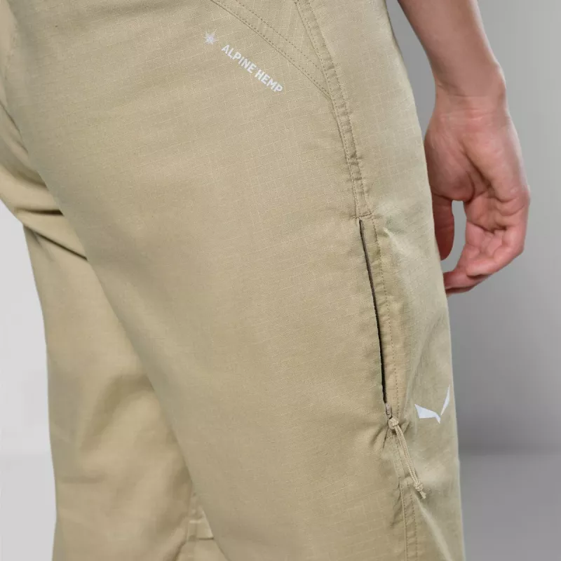 Salewa Agner Hemp Ripstop pantaloni donna - Quicksand - taglia M