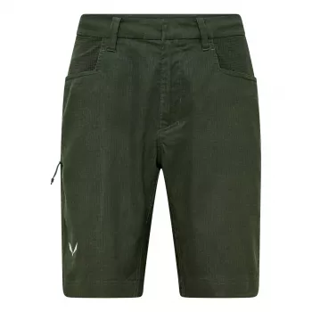 Salewa Agner Hemp Ripstop Shorts - Dark Olive - taglia S