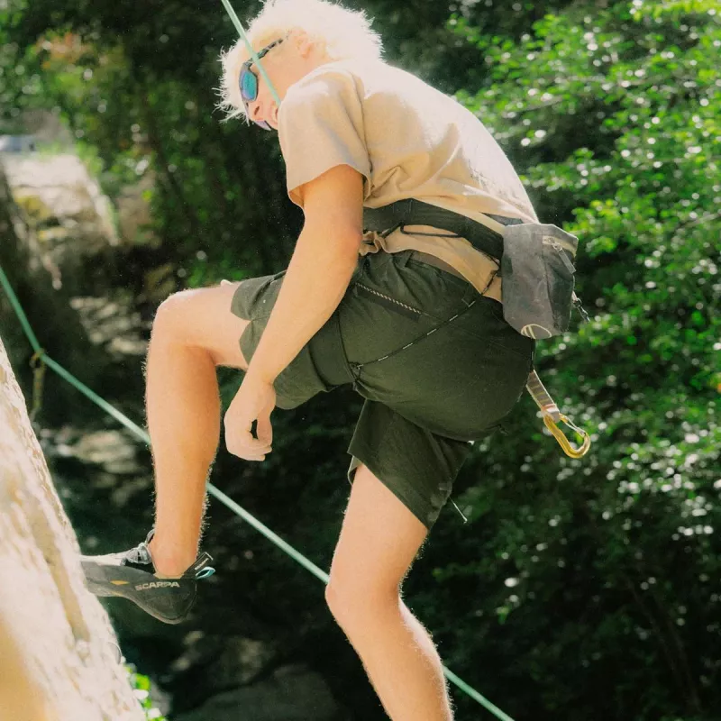Salewa Agner Hemp Ripstop Shorts - Dark Olive - taglia S