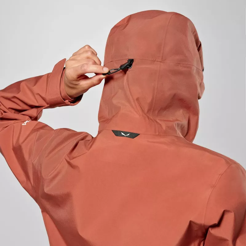 SALEWA Puez GTX 3L EPE Hardshell Jacket donna Etruscan Red EU 36 (S)