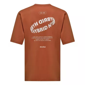 Salewa Eagle Hybrid Loose T-Shirt - Coffee Brown, taglia L