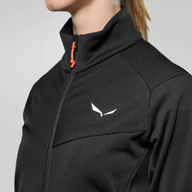 SALEWA Puez Cammino Donna Full-Zip Hoody Black Out Taglia 36 (S)